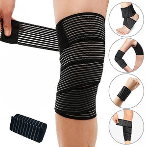 Elastisk kompressionslinda for kne, fotled & armbåge