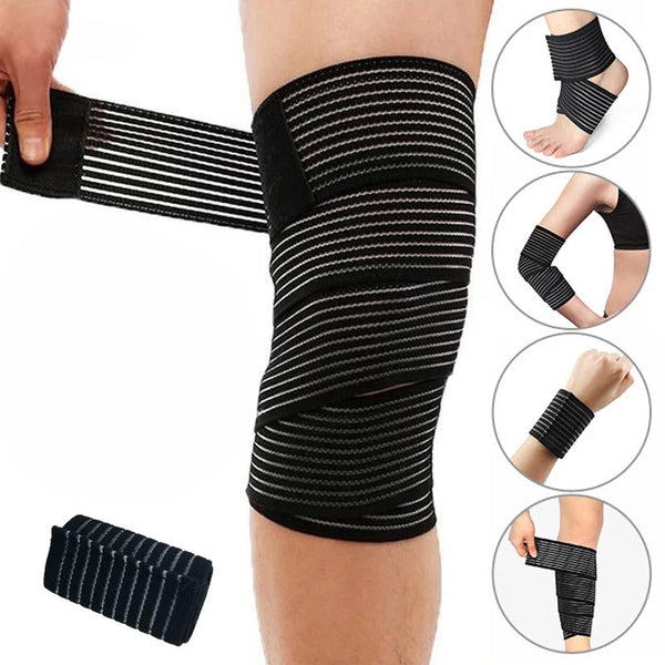 Elastisk kompressionslinda for kne, fotled & armbåge