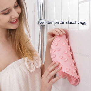 Skrubbmatta for føtter og kropp i duschen