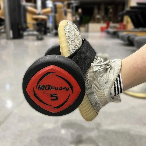 Ankelband till hantlar for trening av tibialis, ben og höft