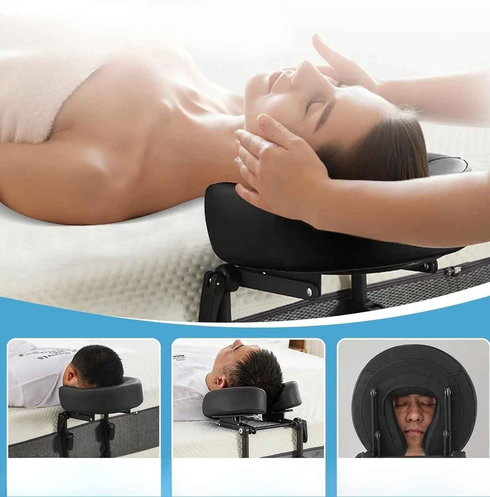 Ansiktsstöd for sängmassage og avlastning