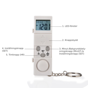 Pillerdoserare med alarm for veckoplanering
