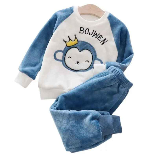 Pyjamas fleece barn - mysigt 2-delat set