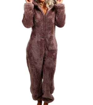 Fleece jumpsuit dam