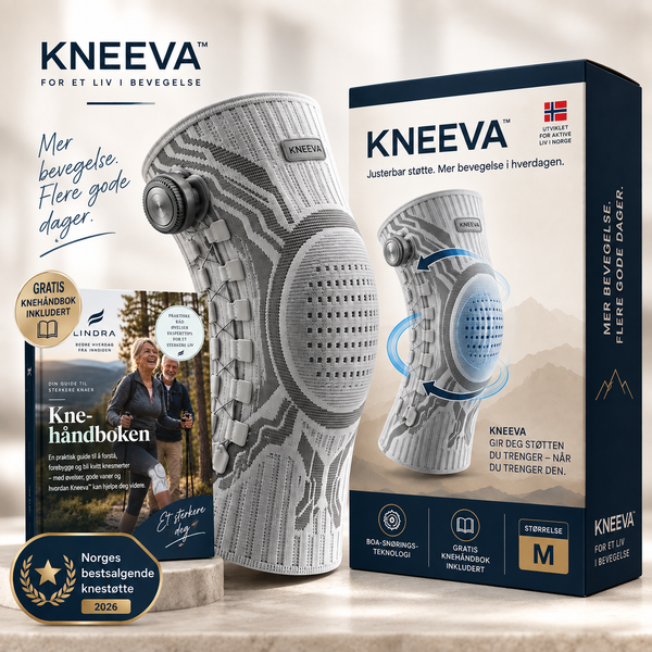 Kneeva™ – Knestøtten som lindrer smerter og gir umiddelbar stabilitet
