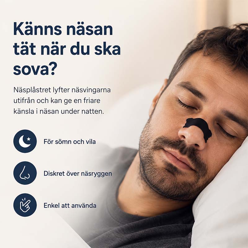 Näsplåster mot snorking og nästäppa (30st)