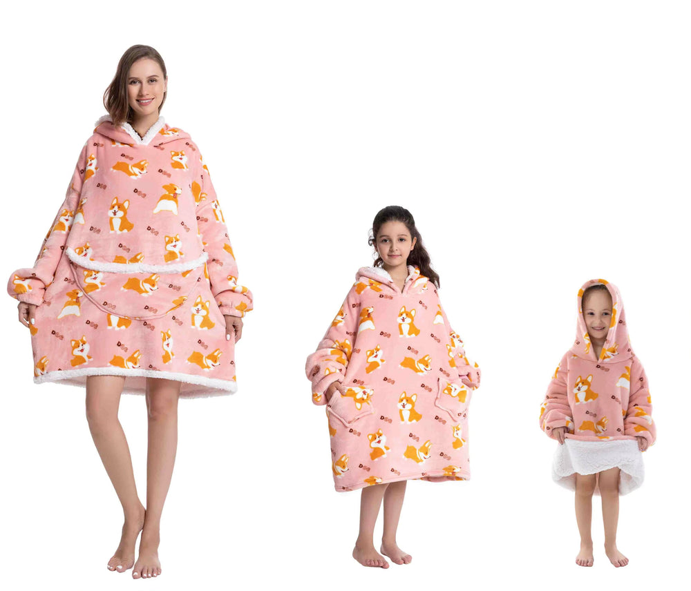 Myshoodie oversized - varm, mysig og stor hoodie