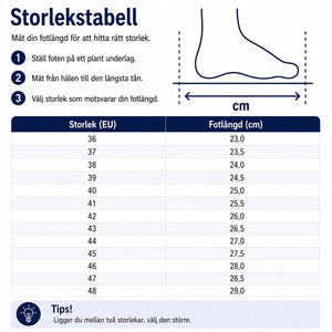 Skor med slip-on for promenader med greppande sula