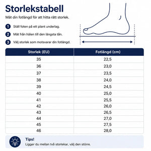 Ortopediske sko for diabetiker - extra komfort for hovne føtter