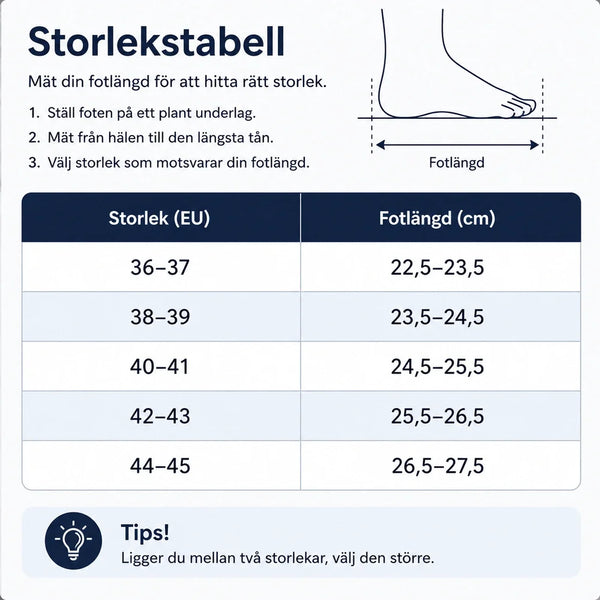 Fodrade vintertofflor - støtdempende og ergonomiska