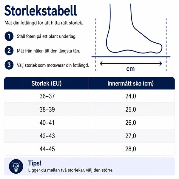 Støtdempende tøfler