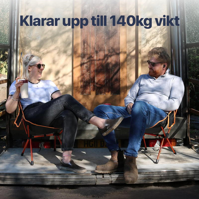 ErgoChair - hopfällbar stol for strand, camping & fritid