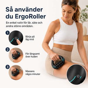 ErgoRoller massageroller for celluliter og muskelmassage