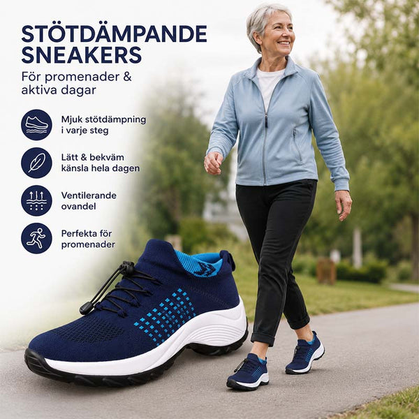 ErgoShoe - støtdempende skor for promenader og arbete