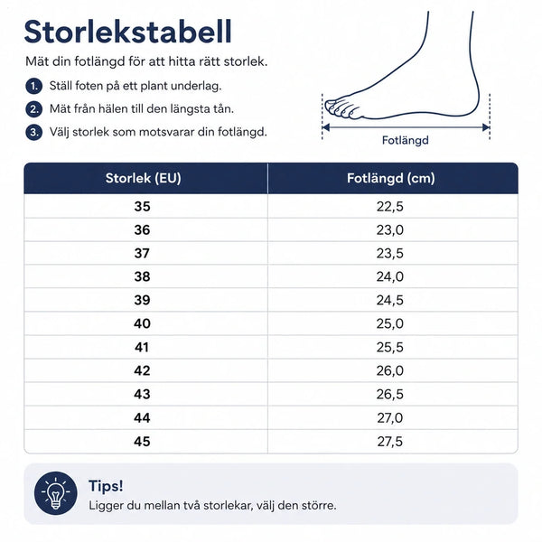 Ergonomiska tøfler med støtdemping (Dam)