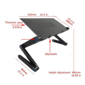 Ergonomiskt laptopstativ - justerbar höjd & vinkel for bedre holdning