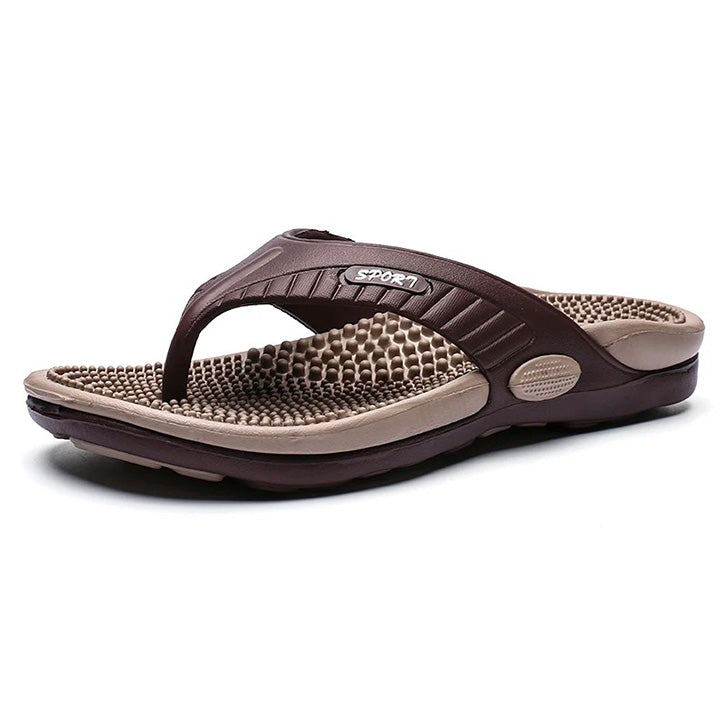 Flip flops med massagesula og halkgrepp