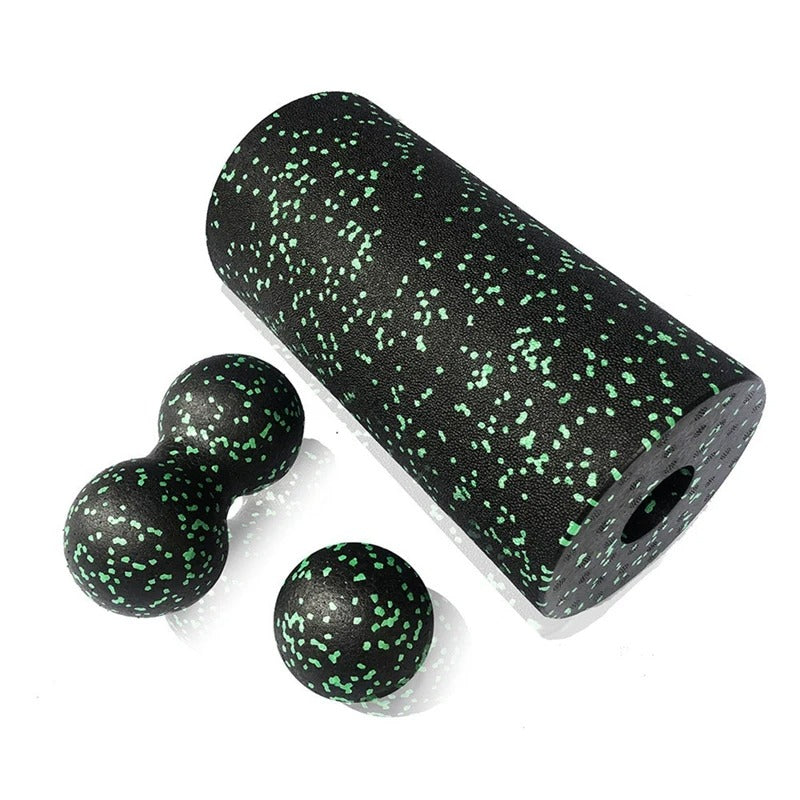 Massasjeballer & foamroller for stel rygg og spända muskler