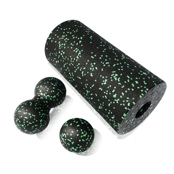 Massasjeballer & foamroller for stel rygg og spända muskler