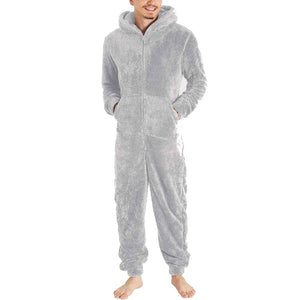 Fleece jumpsuit herr - varm & mysig overall