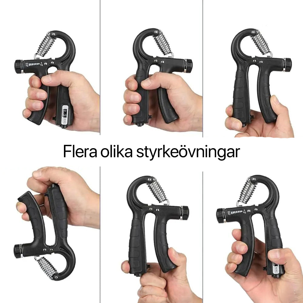 Greptrening 10-100kg for starkare hender og fingre