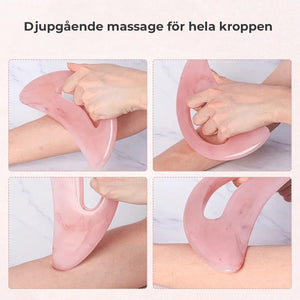 Gua Sha skrapa for kroppsmassage og restitusjon