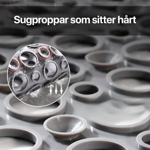 Halkfri badkarsmatta med sugkoppar