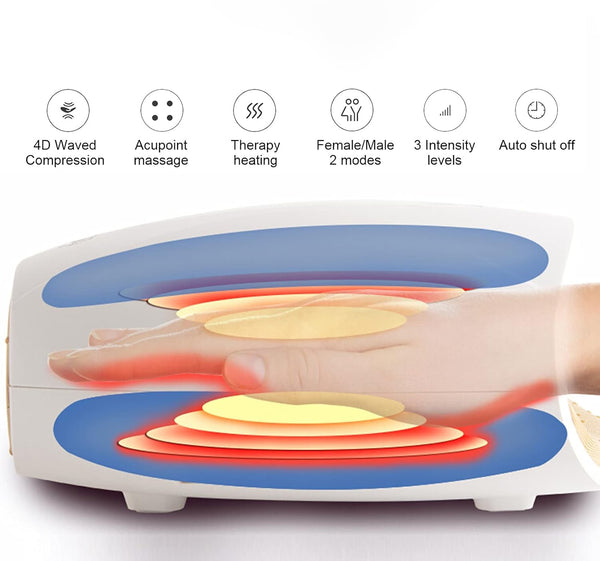 Handmassage med varme for artrit, ledvärk og blodsirkulasjon