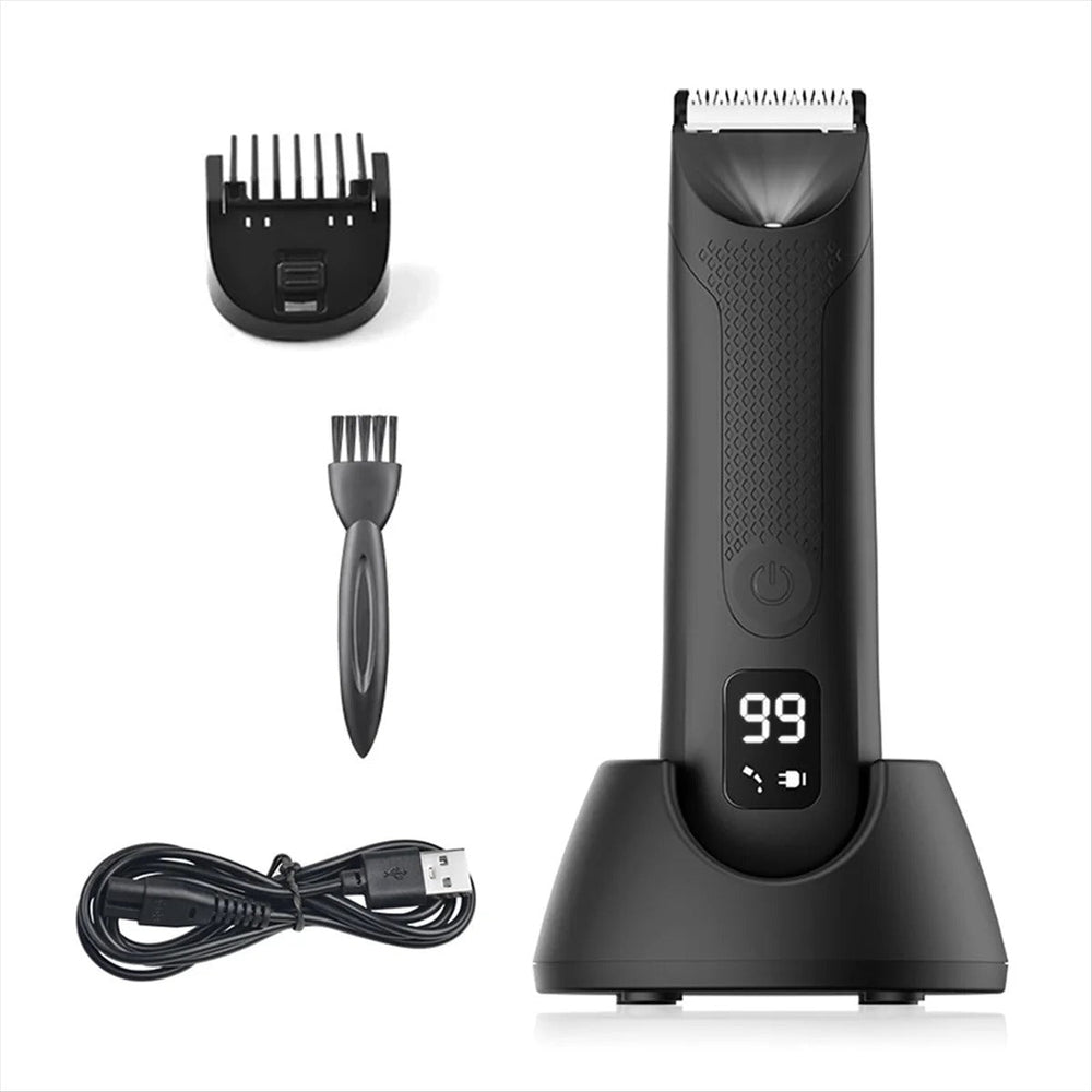 Hårtrimmer for kroppen - vattentät & uppladdningsbar