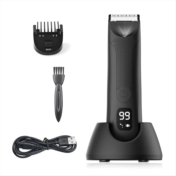 Hårtrimmer for kroppen - vattentät & uppladdningsbar