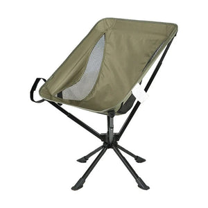 Hopfällbar campingstol - kompakt og ergonomisk