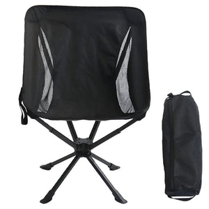Hopfällbar campingstol - kompakt og ergonomisk
