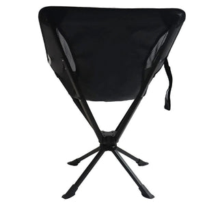 Hopfällbar campingstol - kompakt og ergonomisk