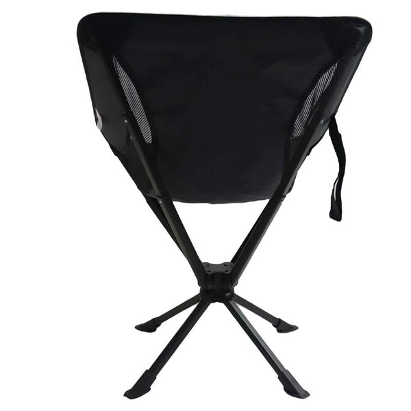 Hopfällbar campingstol - kompakt og ergonomisk
