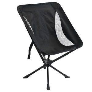 Hopfällbar campingstol - kompakt og ergonomisk