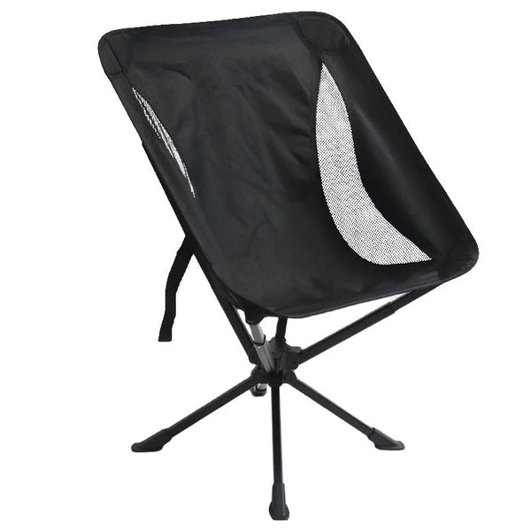 Hopfällbar campingstol - kompakt og ergonomisk