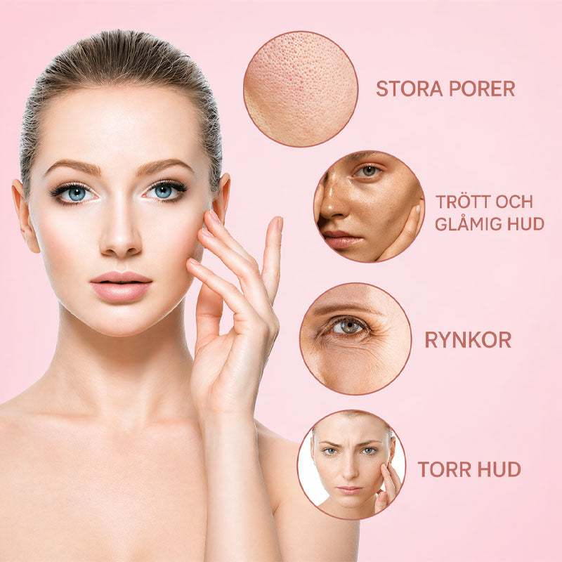 Kollagenmask for ansiktet for torr og trött hud
