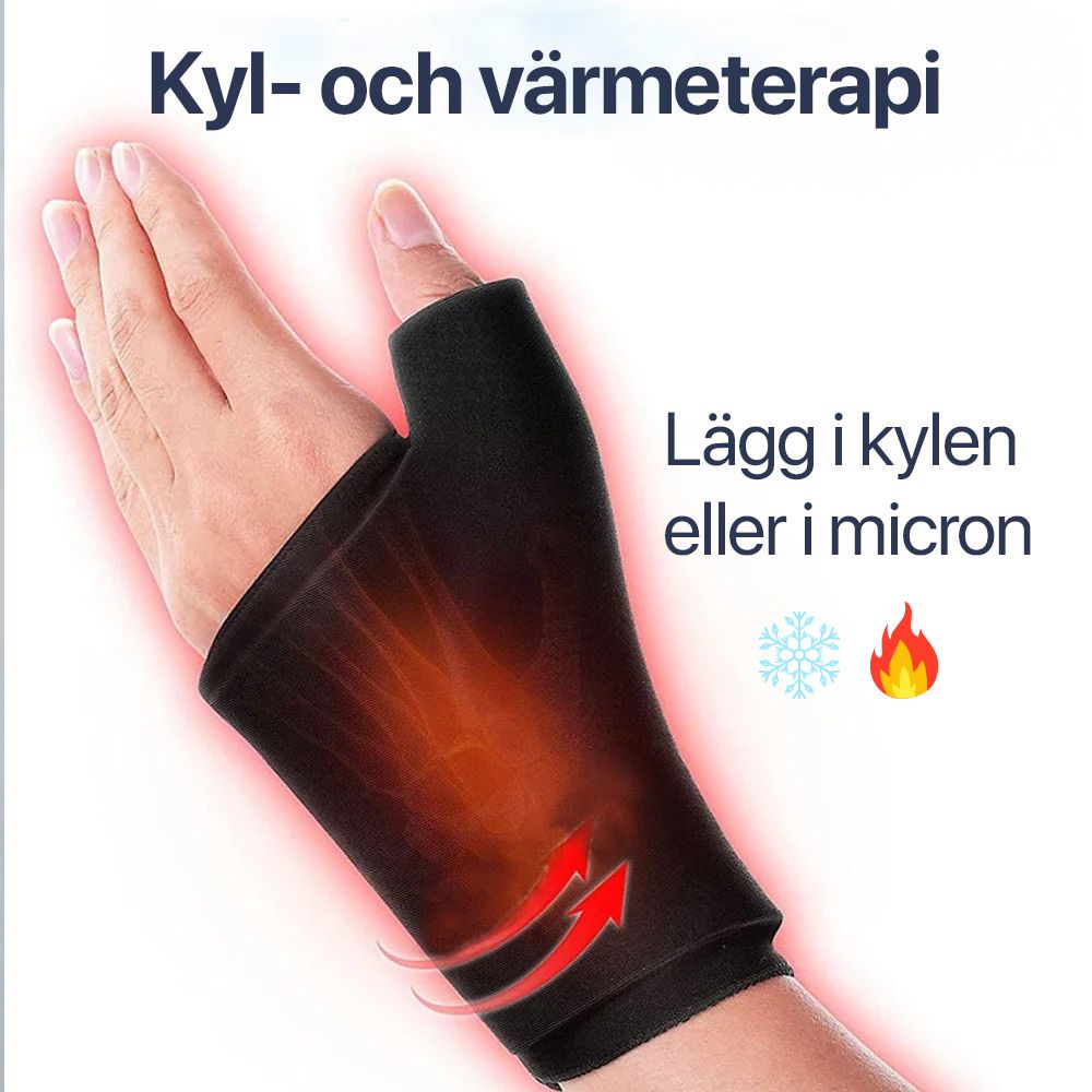 Håndleddsstøtte kjølende & varmende - for reumatism, artros