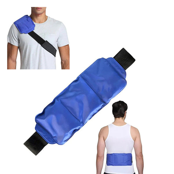 Kyl og värmebandage for rygg, skulder og mage