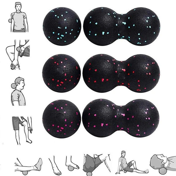 Massasjeballer & foamroller for stel rygg og spända muskler