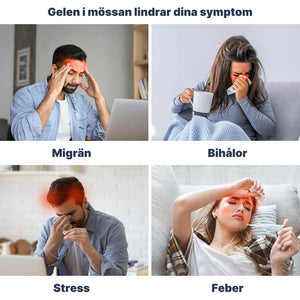 Migränmask - lindrar hodepine og feber