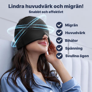Migränmask - lindrar hodepine og feber
