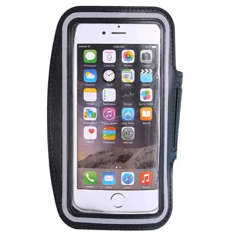 Mobilarmband for løping - justerbart fodral med skärmskydd