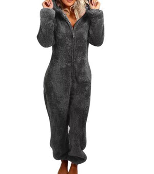 Fleece jumpsuit dam