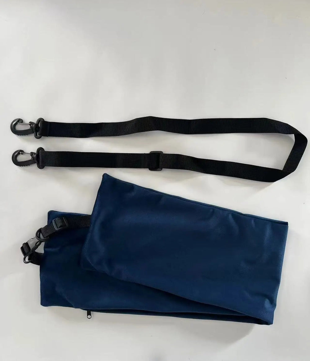 Nackkudde med packfunktion for reiser