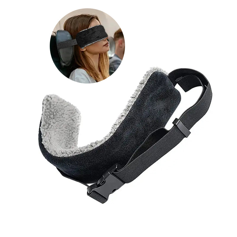 Nakkestøtte & sovemaske i et