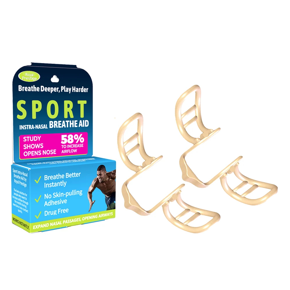 Snarkreducerande näsklämma for sport