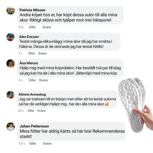 OrtoCloud 4D skoinnlegg for hælspore og fotvärk