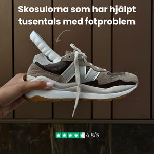 OrtoCloud 4D skoinnlegg for hælspore og fotvärk
