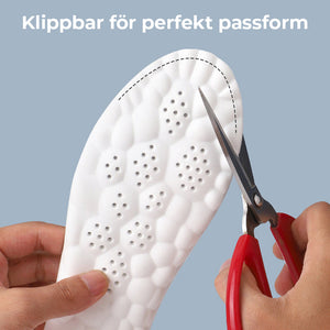 OrtoCloud 4D skoinnlegg for hælspore og fotvärk